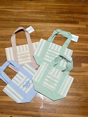 Trade Joes Straps Mini Tote Set of 4- Limited Edition BRAND NEW